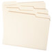 A group of Smead file folders with 1/3 cut white tabs.