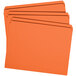 Smead orange letter size file folders in an orange box.