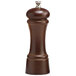 A Chef Specialties pepper mill with a walnut handle and silver top.