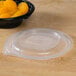 Fabri-Kal LFC SideKicks Microwaveable Side Dish Bowl / Container Vented Lid - 750/Case Main Thumbnail 1