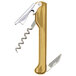 A Franmara gold waiter's corkscrew with a radiant handle.