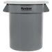 Continental Huskee 20 Gallon Gray Round Trash Can with Gray Lid Main Thumbnail 2