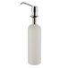Lavex Janitorial 34 oz. Stainless Steel Under Counter Liquid Soap Dispenser Main Thumbnail 4