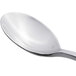 A close-up of a Chef & Sommelier stainless steel European teaspoon with a silver handle.