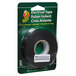 A roll of Duck brand black rubber electrical tape with a label.