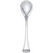 A Chef & Sommelier stainless steel soup spoon with a long handle.