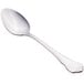 A Libbey stainless steel teaspoon with a silver handle and spoon.