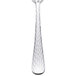 A Libbey stainless steel utility/dessert fork with a textured handle.