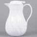 A white Choice thermal coffee carafe with a handle.