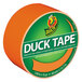 Duck Tape 1265019 1 7/8" x 15 Yards Colored Neon Orange Duct Tape Main Thumbnail 1