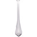A Libbey stainless steel dessert fork with a handle.