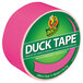 Duck Tape 1265016 1 7/8" x 15 Yards Colored Neon Pink Duct Tape Main Thumbnail 1