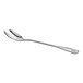 An Acopa stainless steel iced tea spoon with a silver handle.