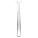 An Arcoroc stainless steel cake fork with a spoon on top.