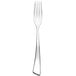 A silver Chef & Sommelier dinner fork with a white background.