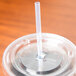 Eco-Products EP-ST710 7 3/4" Jumbo Clear Renewable and Compostable Unwrapped Straw - 400/Pack Main Thumbnail 1