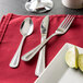 Choice Milton 7 1/2" 18/0 Stainless Steel Medium Weight Dinner Fork - 12/Case Main Thumbnail 5
