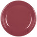 Creative Converting 28312231 10" Burgundy Plastic Plate - 240/Case Main Thumbnail 2