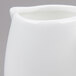 American Metalcraft PCR55 5.5 oz. White Porcelain Creamer Main Thumbnail 5