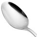 A close-up of a Chef & Sommelier stainless steel teaspoon with a silver handle.