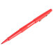 A red Paper Mate Flair pen with a red tube and white writing.