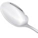 A Chef & Sommelier stainless steel sauce spoon with a silver handle and spoon.