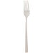 An Arcoroc stainless steel dinner fork with a silver handle.
