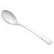 A Libbey Oceanside stainless steel teaspoon with a silver handle.