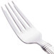 A close-up of a Libbey stainless steel salad fork with a silver handle.