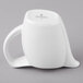 Schonwald 9194715 Avanti Gusto 5 oz. Continental White Porcelain Creamer - 12/Case Main Thumbnail 4