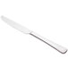 A Libbey stainless steel dinner knife with a fluted silver handle.