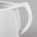 Schonwald 9194730 Avanti Gusto 10 oz. Continental White Porcelain Creamer - 6/Case Main Thumbnail 6