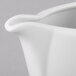Schonwald 9194730 Avanti Gusto 10 oz. Continental White Porcelain Creamer - 6/Case Main Thumbnail 7