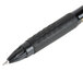 The black Uni-Ball 307 gel pen with a black tip and cap.