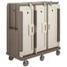 Cambro MDC1520T30194 Granite Sand 3 Compartment Meal Delivery Cart 30 Tray Main Thumbnail 2