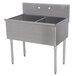 Advance Tabco 6-2-36 Two Compartment Stainless Steel Commercial Sink - 36" Main Thumbnail 4