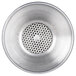 An American Metalcraft stainless steel funnel with built-in strainer.