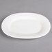 A white Villeroy & Boch porcelain oval platter.