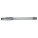 Paper Mate 9680131 FlexGrip Ultra Black Ink with Gray Barrel 0.8mm Ballpoint Stick Pen - 12/Pack Main Thumbnail 2