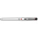Uni-Ball 65802 207 Impact Red Ink with Silver / Black Barrel 1mm Roller Ball Stick Pen - 12/Pack Main Thumbnail 1