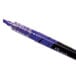 A close-up of a purple Sharpie highlighter with a black tip.