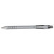 Paper Mate 9580131 FlexGrip Ultra Black Ink with Gray Barrel 0.8mm Retractable Ballpoint Pen - 12/Pack Main Thumbnail 1