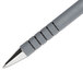 Paper Mate 9580131 FlexGrip Ultra Black Ink with Gray Barrel 0.8mm Retractable Ballpoint Pen - 12/Pack Main Thumbnail 2