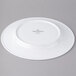 A white Villeroy & Boch porcelain plate with a small white logo.