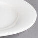 A close-up of a white Villeroy & Boch porcelain oval platter.