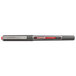 Uni-Ball 60117 Vision Red Ink with Gray/ Red Barrel 0.5mm Roller Ball Waterproof Stick Pen - 12/Pack Main Thumbnail 1