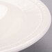 5.5 oz. Ivory (American White) Embossed Rim China Grapefruit Bowl / Dish - 36/Case Main Thumbnail 6