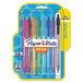 A package of Paper Mate InkJoy 100 RT pens with colorful barrels.