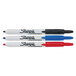 A group of Sharpie retractable permanent markers in different colors.