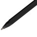 A close up of a black Paper Mate ComfortMate ballpoint pen with a black cap.
